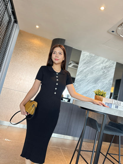 Yuna Knits Fitted Dress