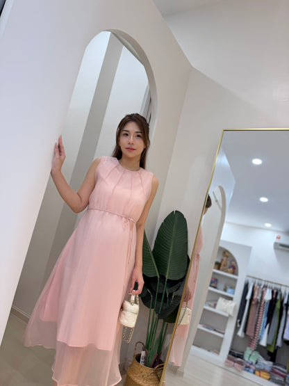 Avelisse Sheer Chiffon Dress