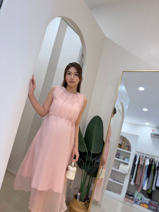 Avelisse Sheer Chiffon Dress