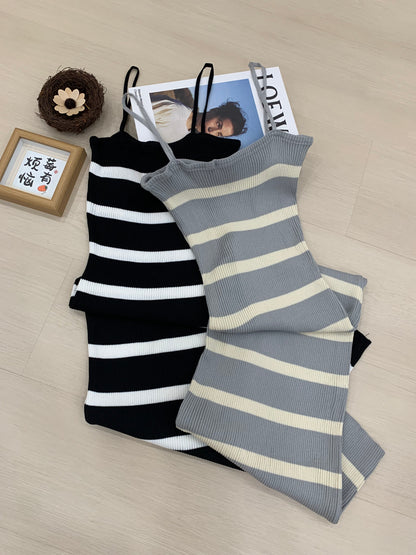 Anya Stripes Knits Dress