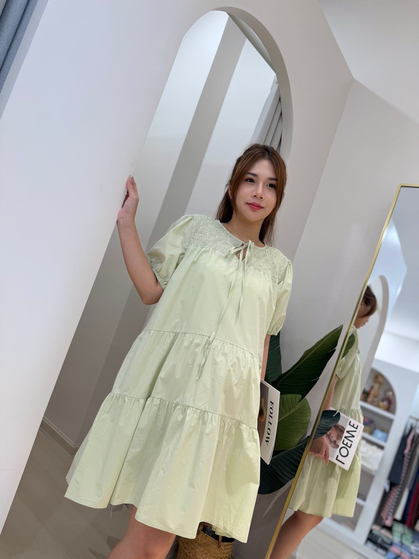 Giselle Linen Blend Dress