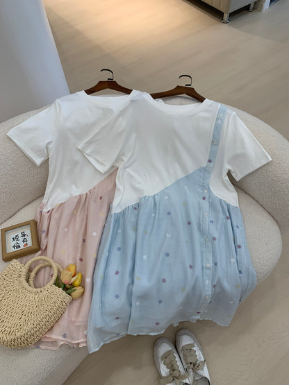 Lennis Glowy Loose Dress