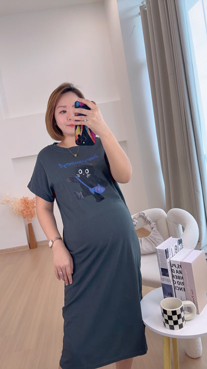 Gill Meow Comfy Tee Dress