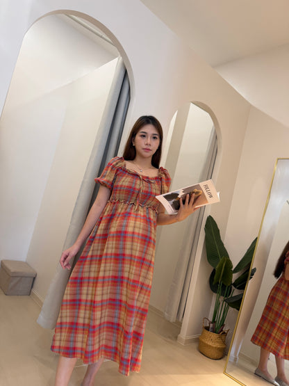 Calista Cottage Midi Dress