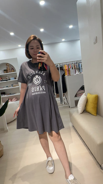 Elle Cotton Sleeved Dress