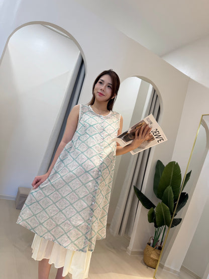 Kirana Plaid 2-Piece Dress Set