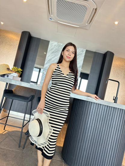 Lizel Stripes Knits Dress