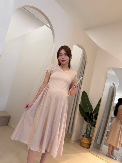 Caelyn Luxe Cotton Flow Dress