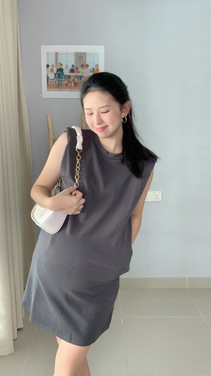 Eliah Sleeveless Cotton Dress