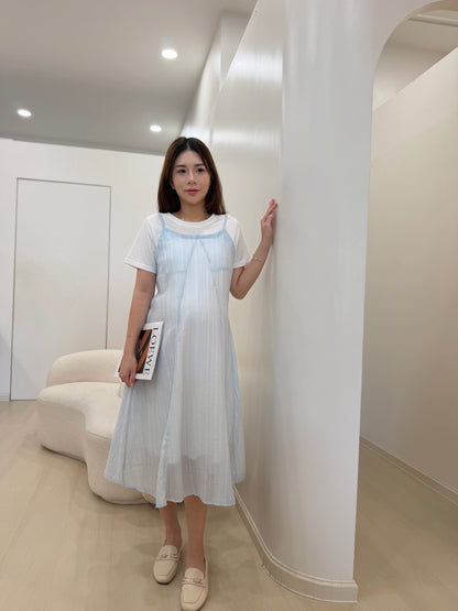 Adriana Two-Piece Look Layered Dress