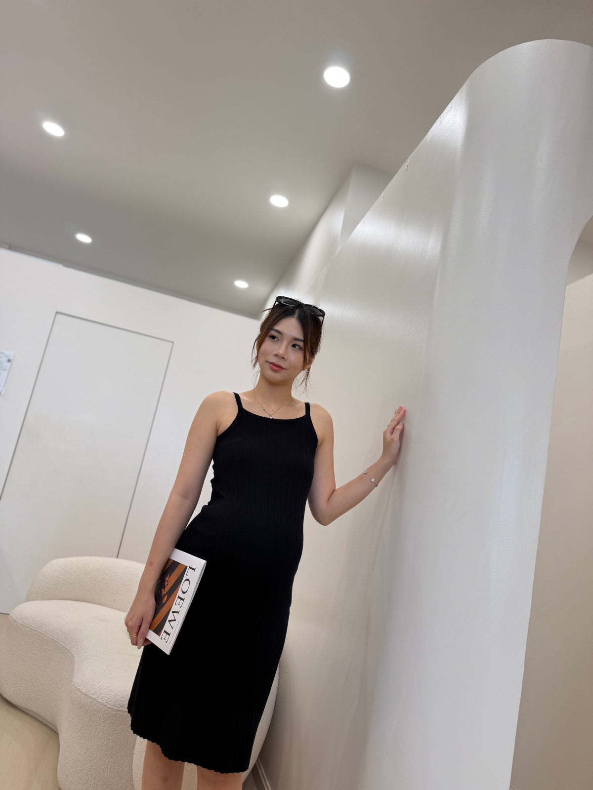 Hettie Ribbed Knit Dress