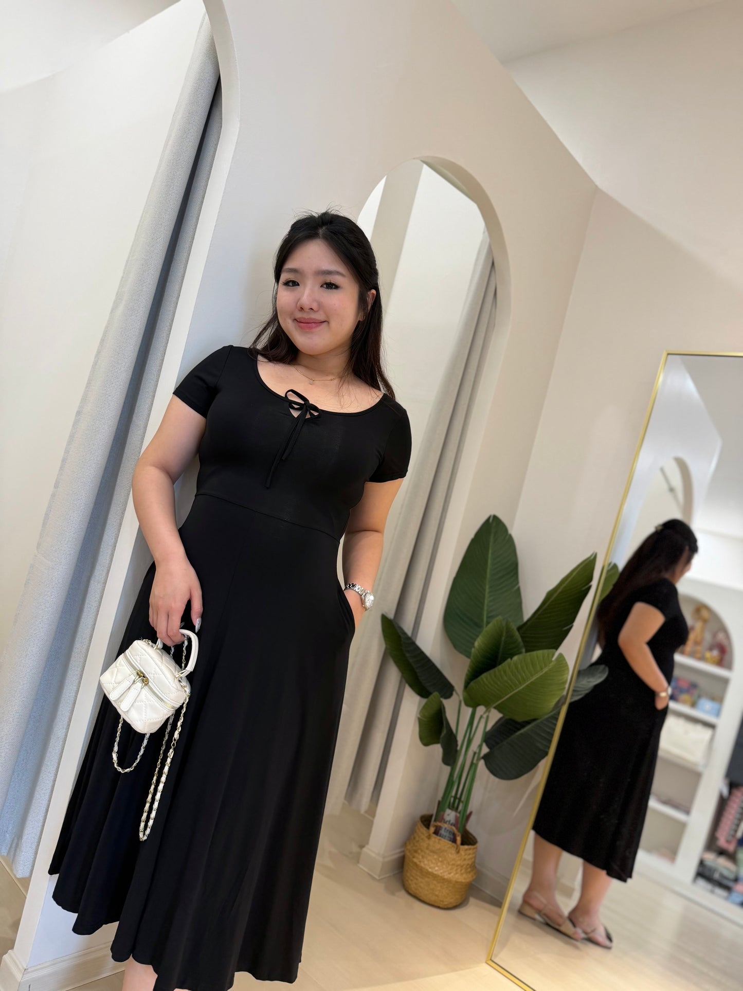 Sophia Fit & Flare Modal Dress