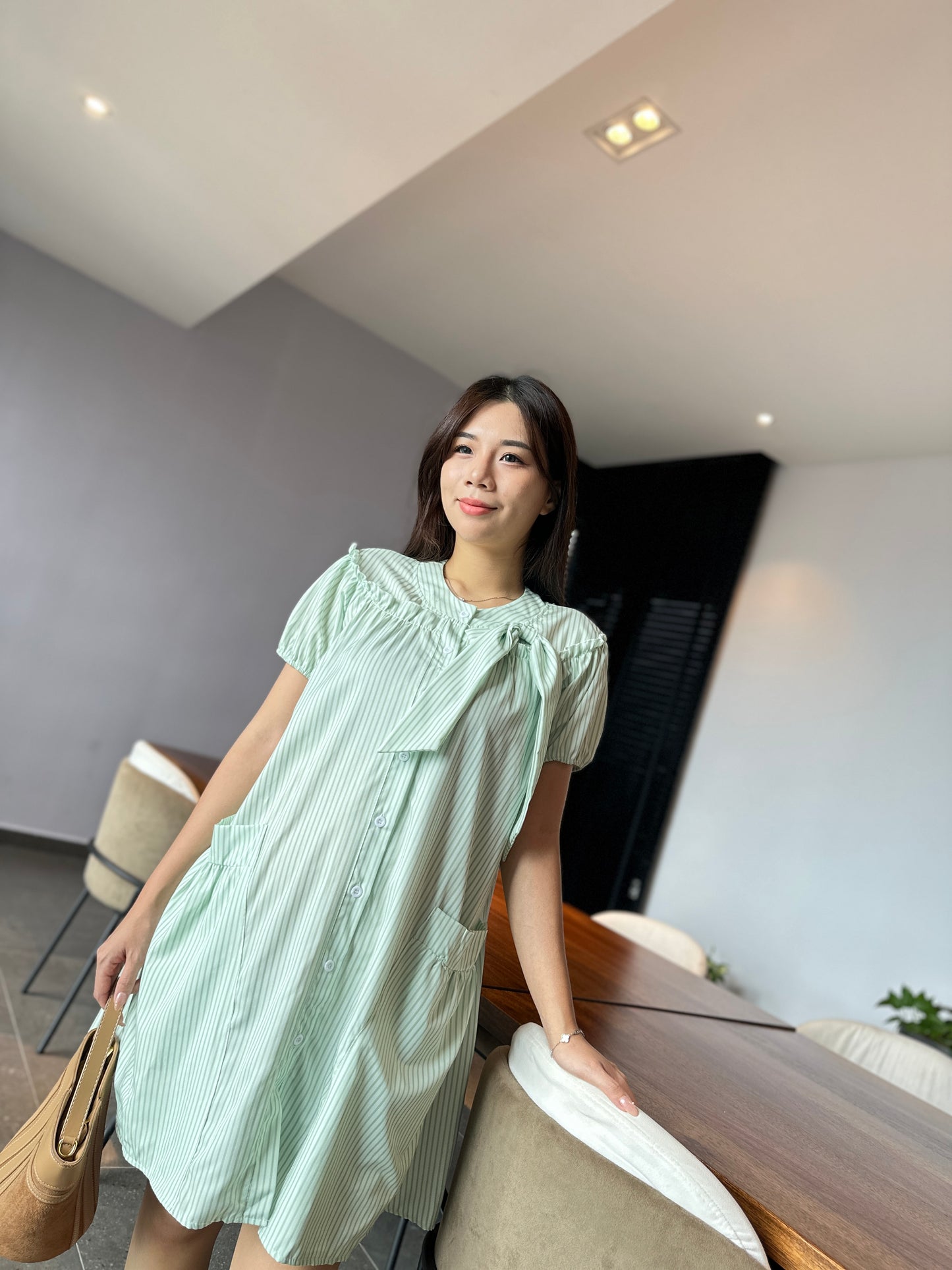 Ziva Stripes Loose Dress