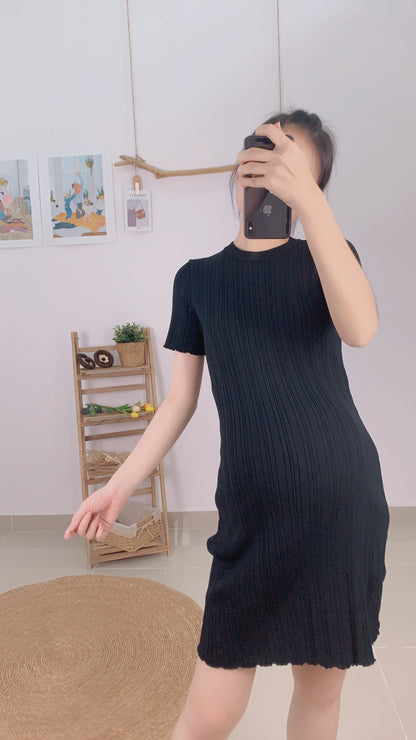 Monia Knitted Maternity Dress