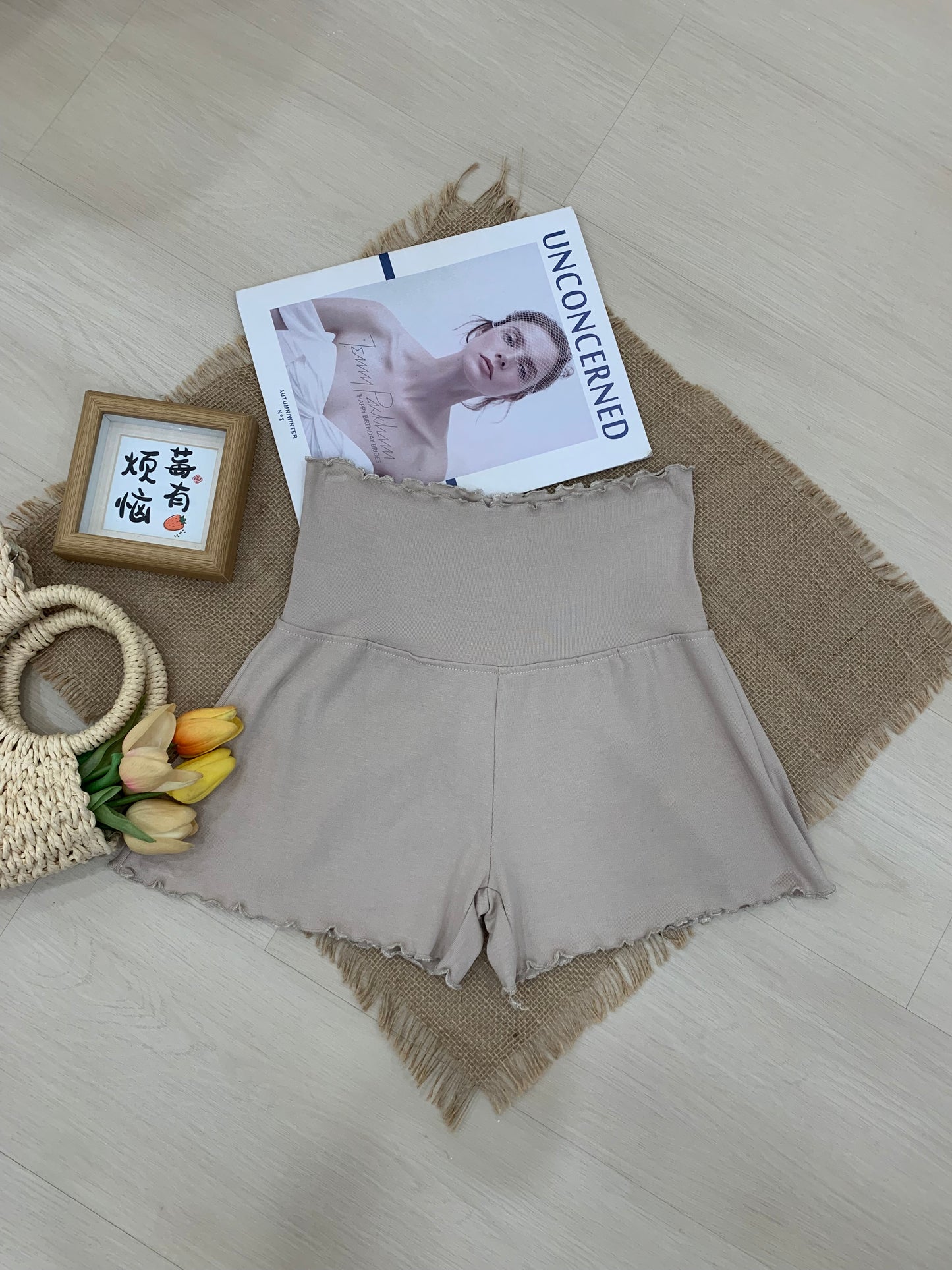 Annelly Premium Soft Flex Modal Shorts