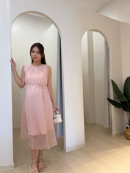 Avelisse Sheer Chiffon Dress