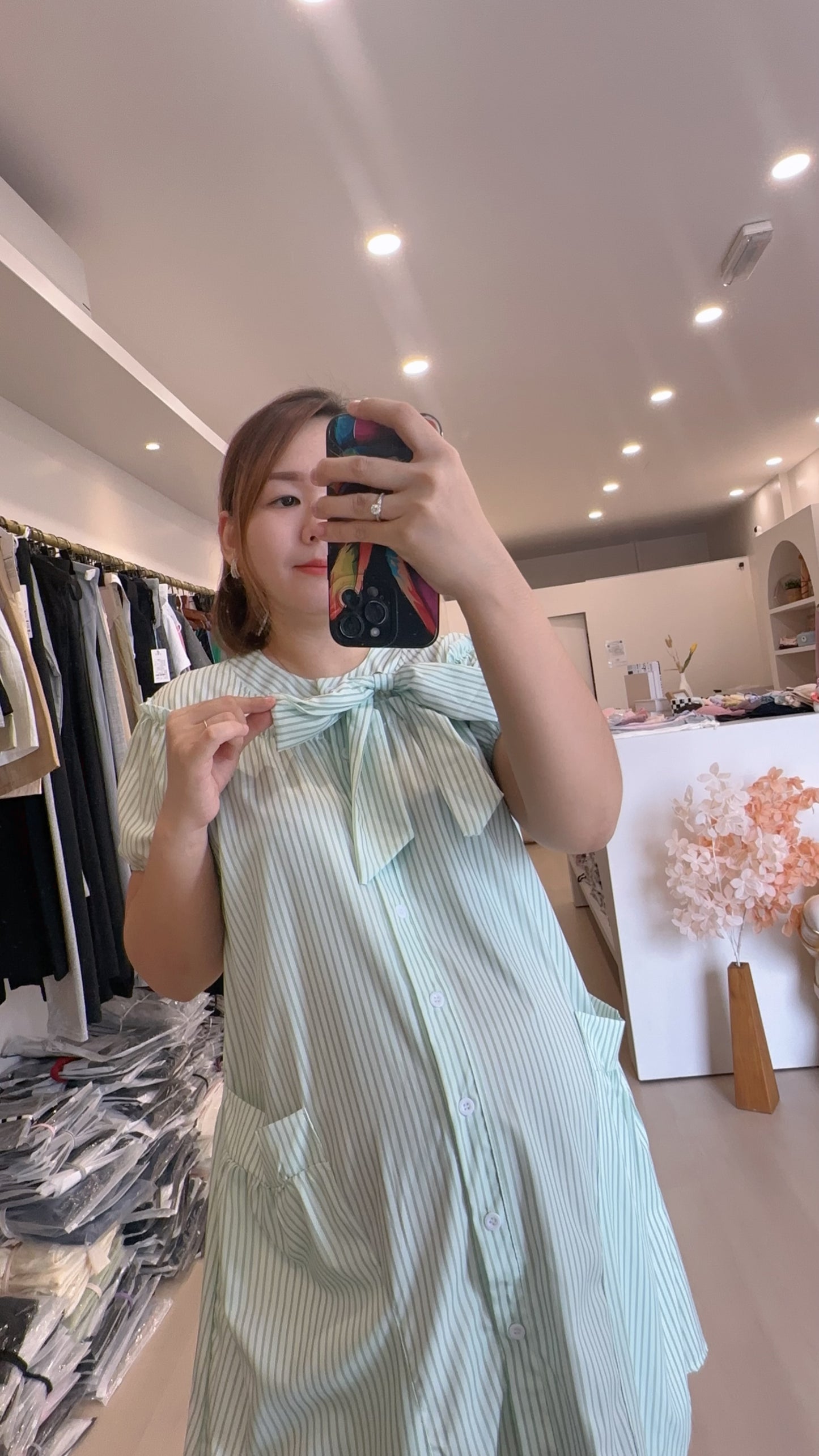 Ziva Stripes Loose Dress