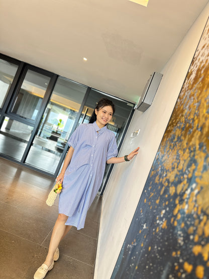 Viiah Button Down Midi Dress