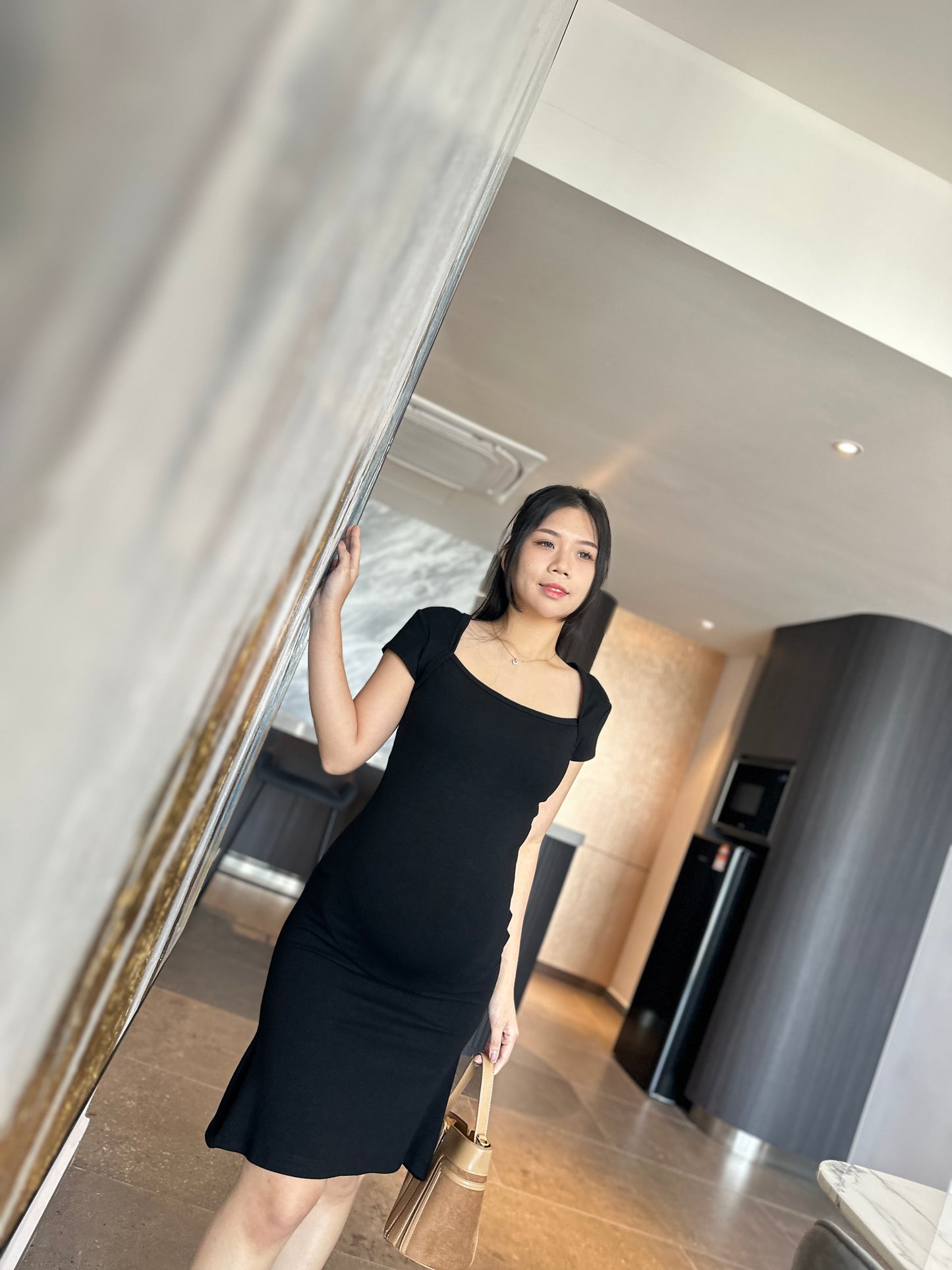 Melanie  Fitted Cotton Dress
