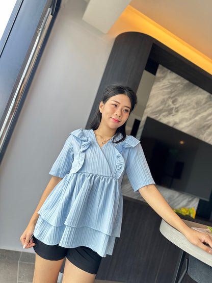 Deeah Sleeved Layer Blouse