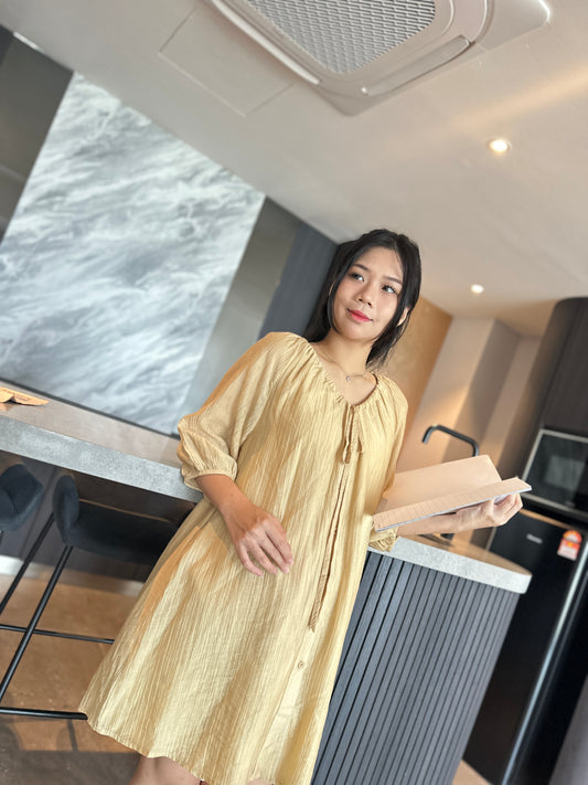 Luvina Khaki Breeze Dress