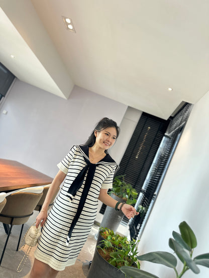 Carena Stripes Knitted Dress