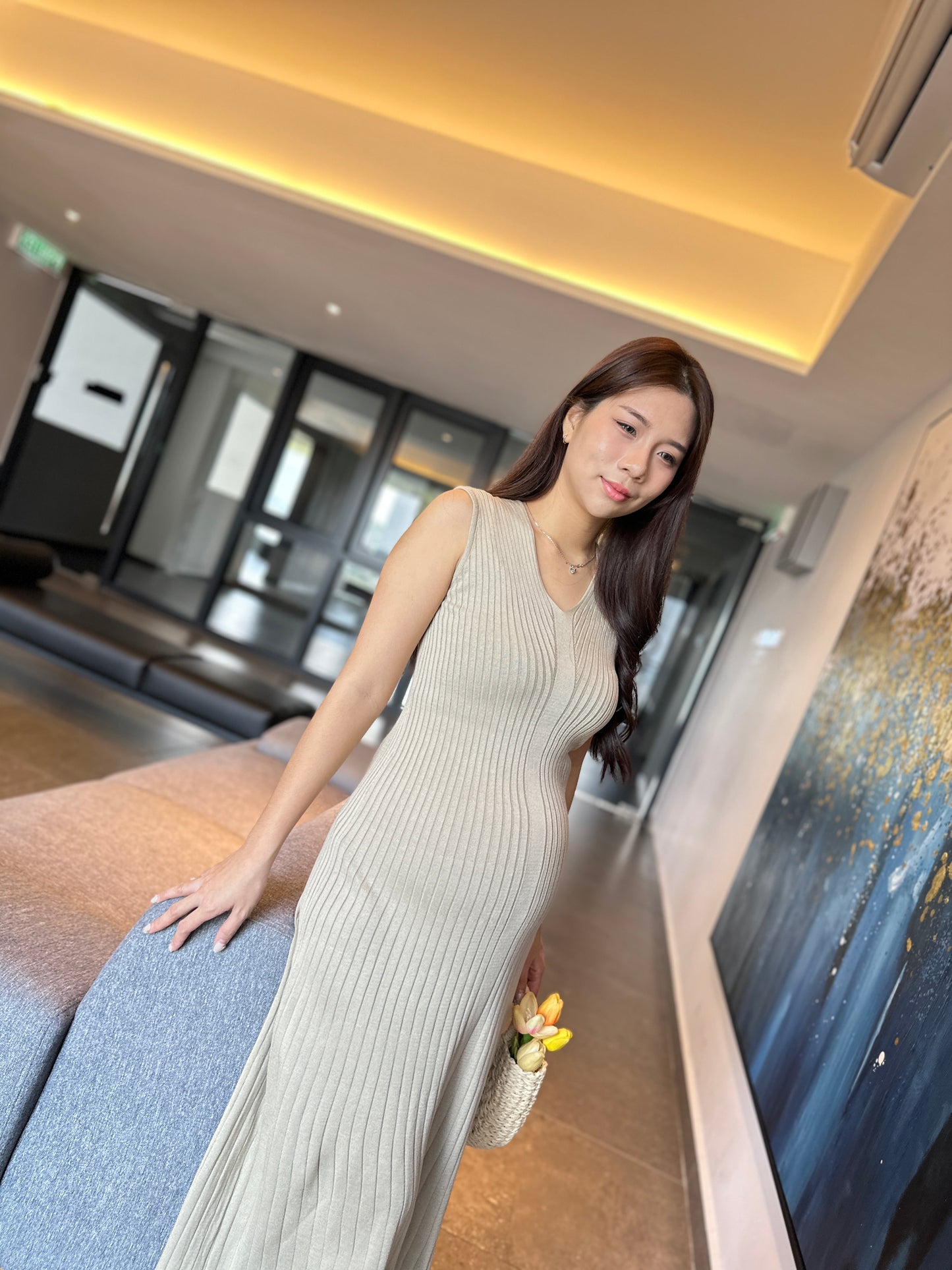 Elsy Knits Long Dress