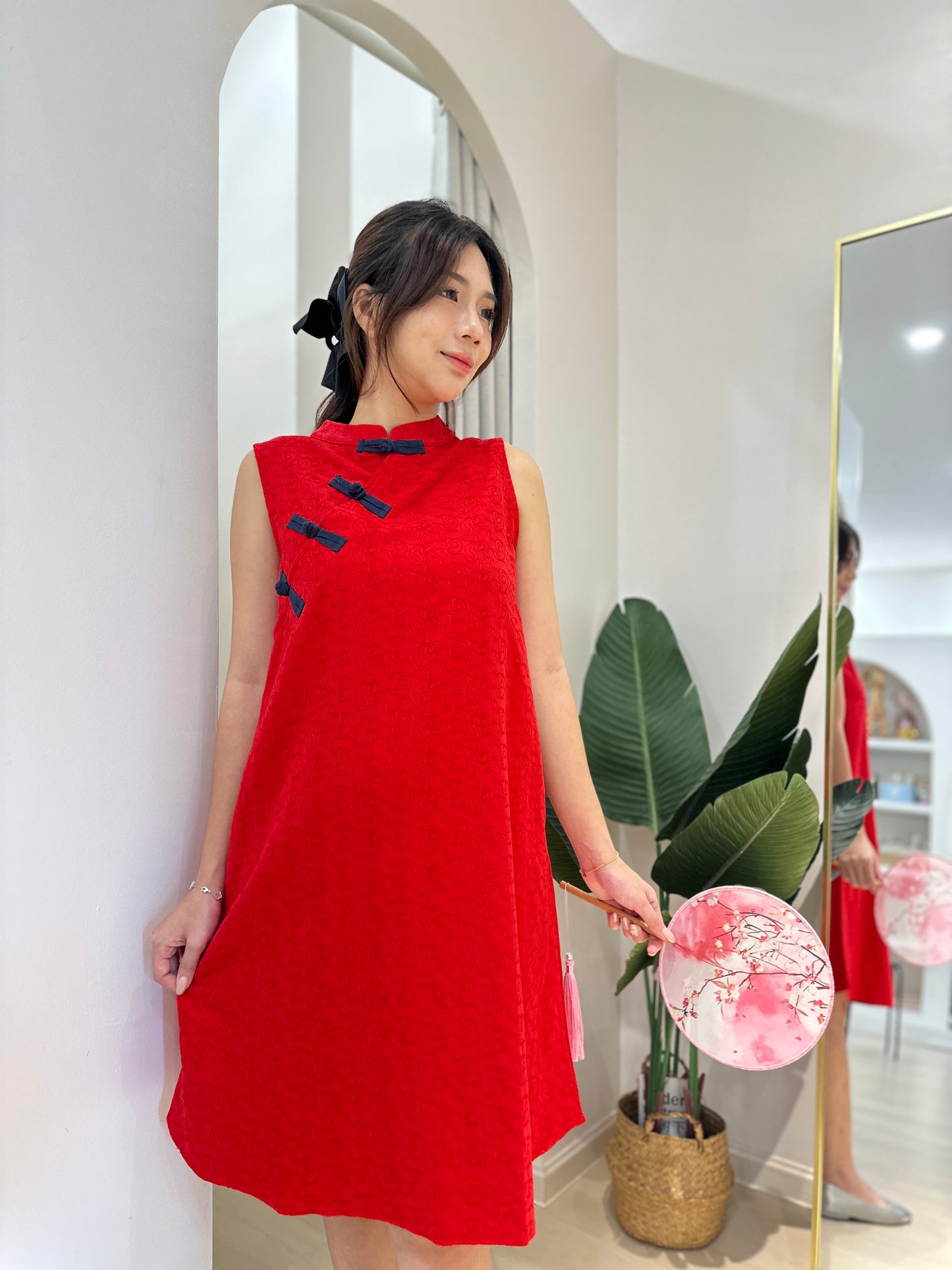 Feliny Red Cheongsam