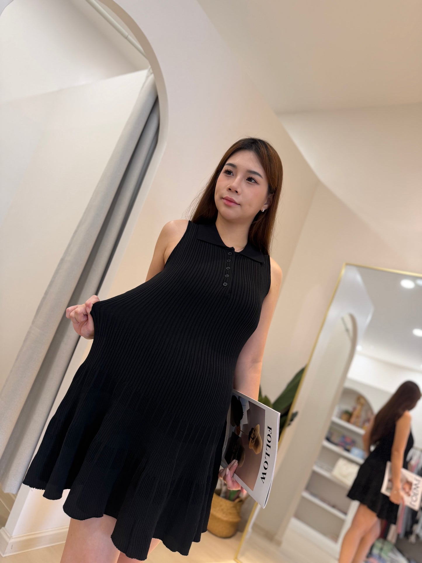 Valen Sleeveless Knitted Dress