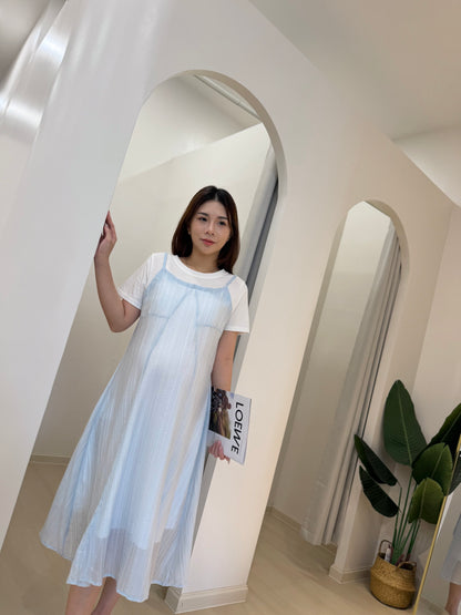 Adriana Two-Piece Look Layered Dress