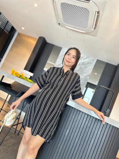 Zora Stripes Glowy Loose Dress