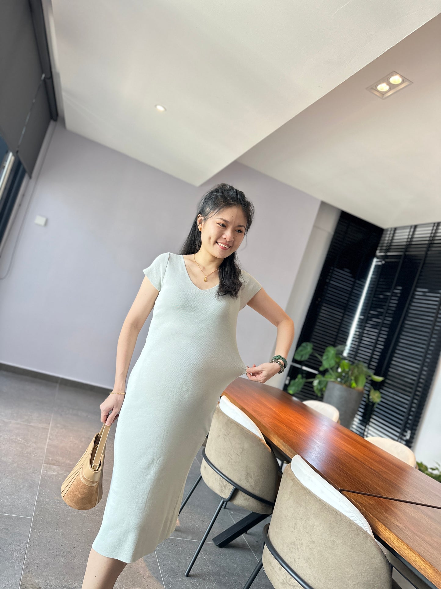 Daphne Fitted Knits Dress