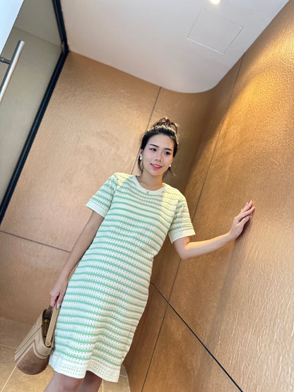 Ellass Stripes Knits Dress