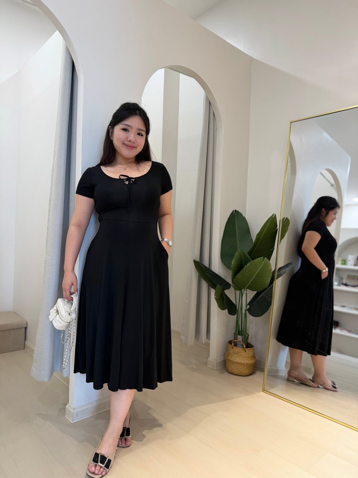 Sophia Fit & Flare Modal Dress