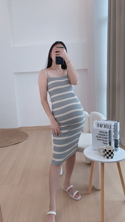 Anya Stripes Knits Dress