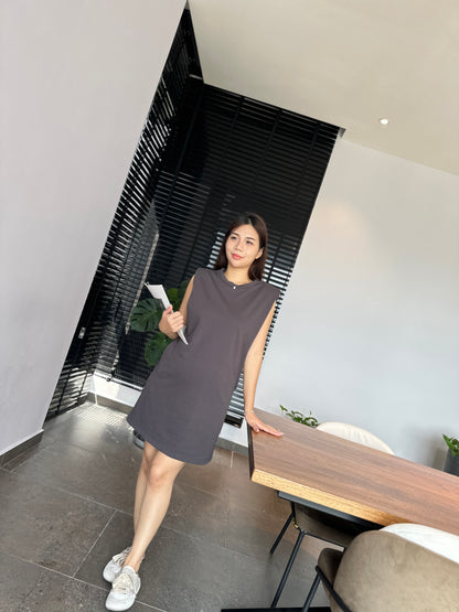 Eliah Sleeveless Cotton Dress