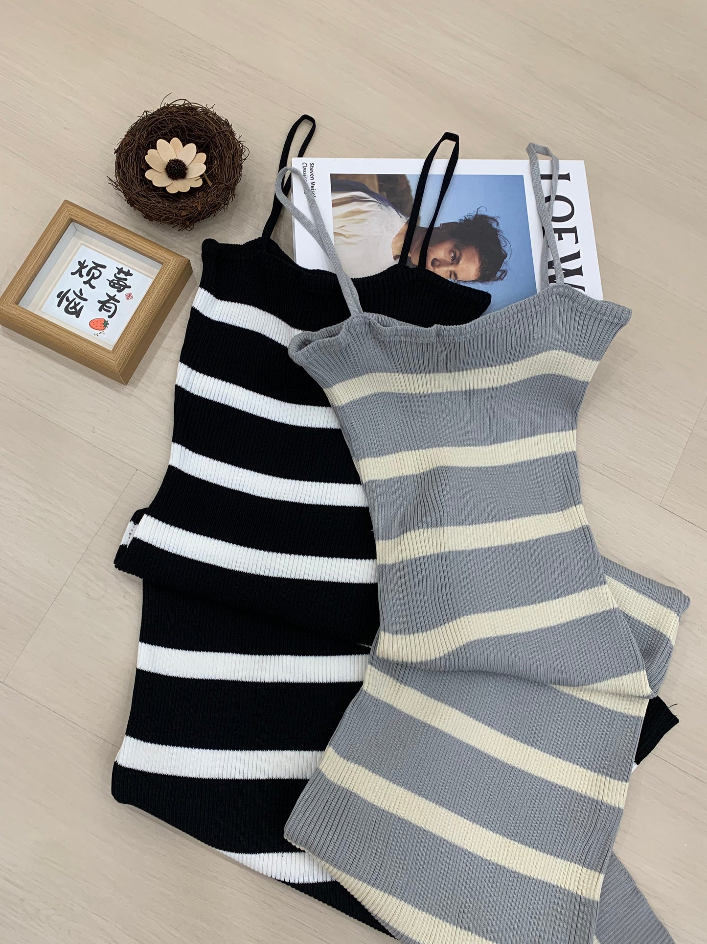 Anya Stripes Knits Dress