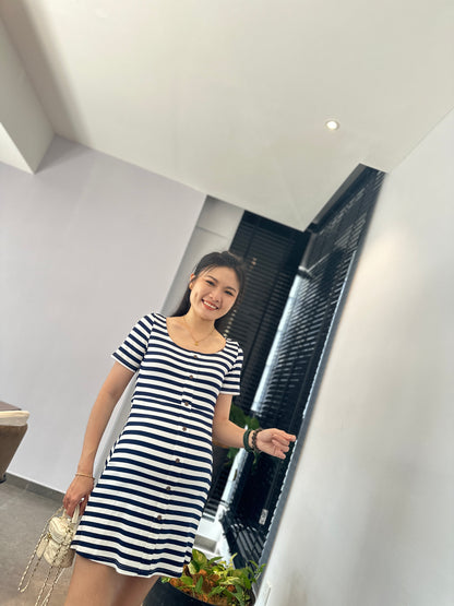 Lovince Lydia Stripes Stretchable Dress