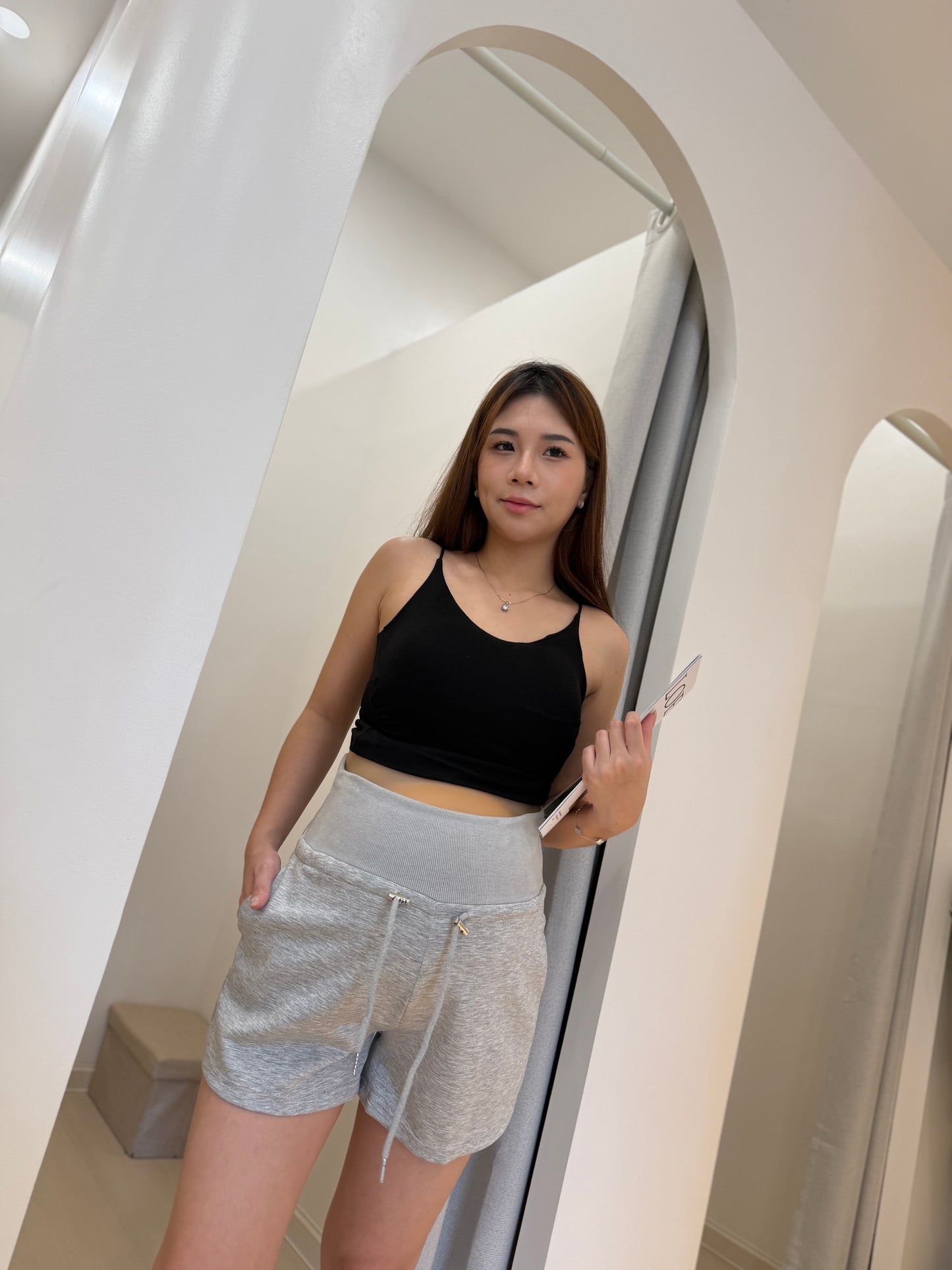 Nayla Cotton Maternity Lounge Shorts