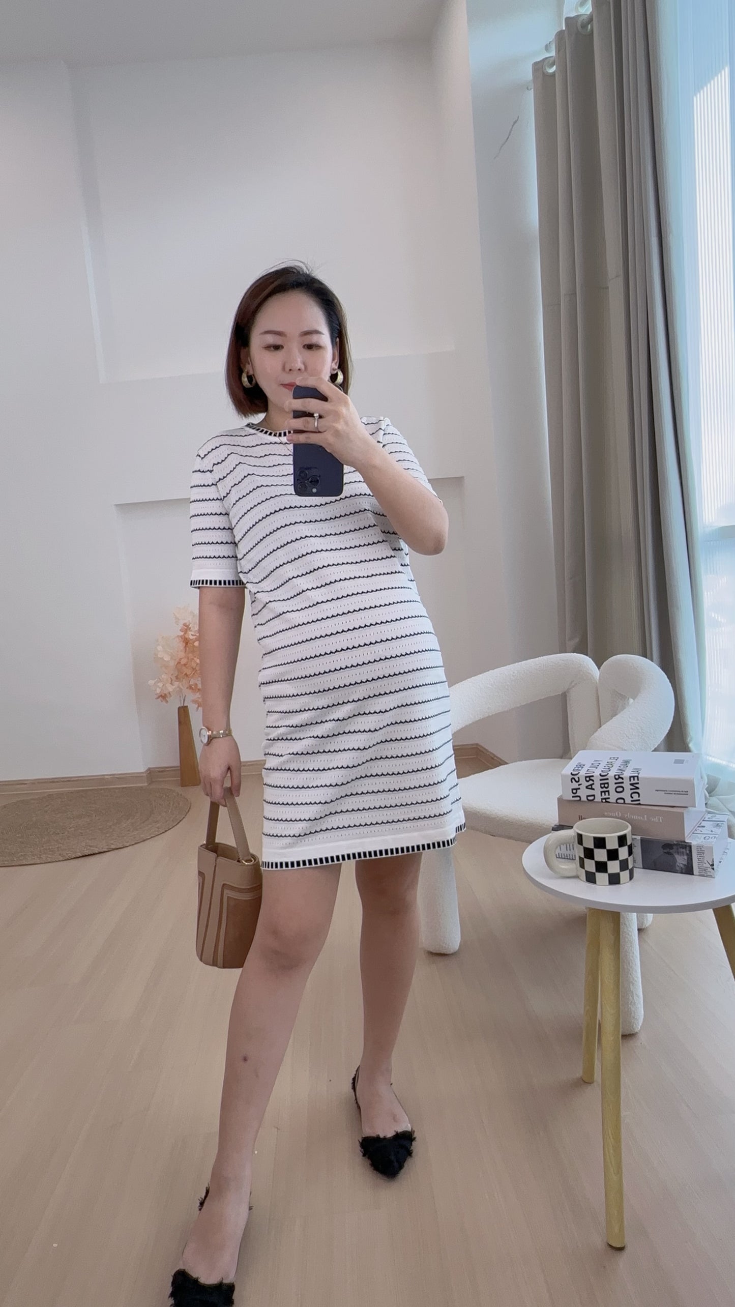 Diorlyn Stripes Knits Dress