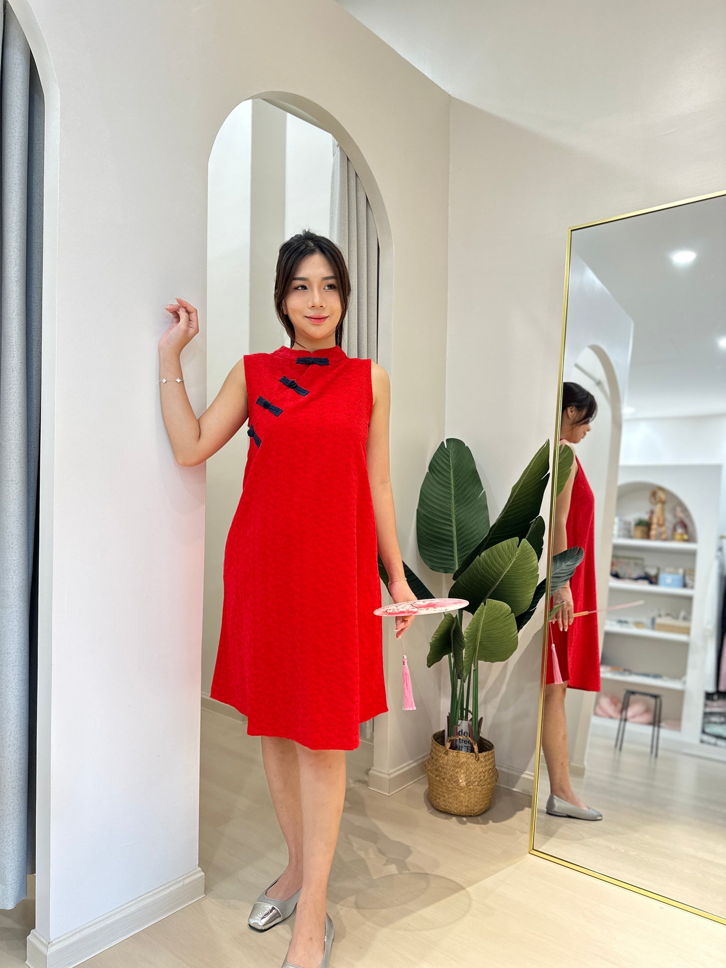 Feliny Red Cheongsam
