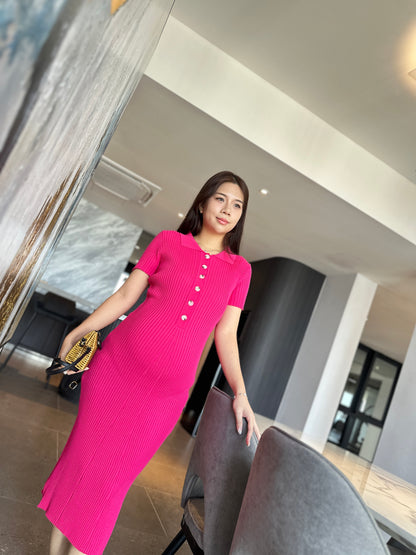 Yuna Knits Fitted Dress