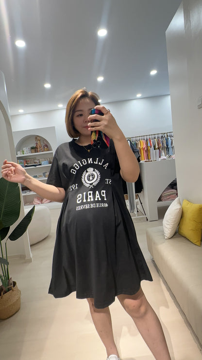 Elle Cotton Sleeved Dress