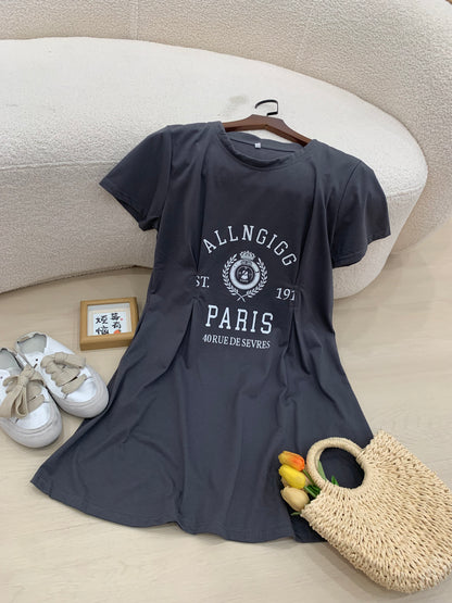 Elle Cotton Sleeved Dress