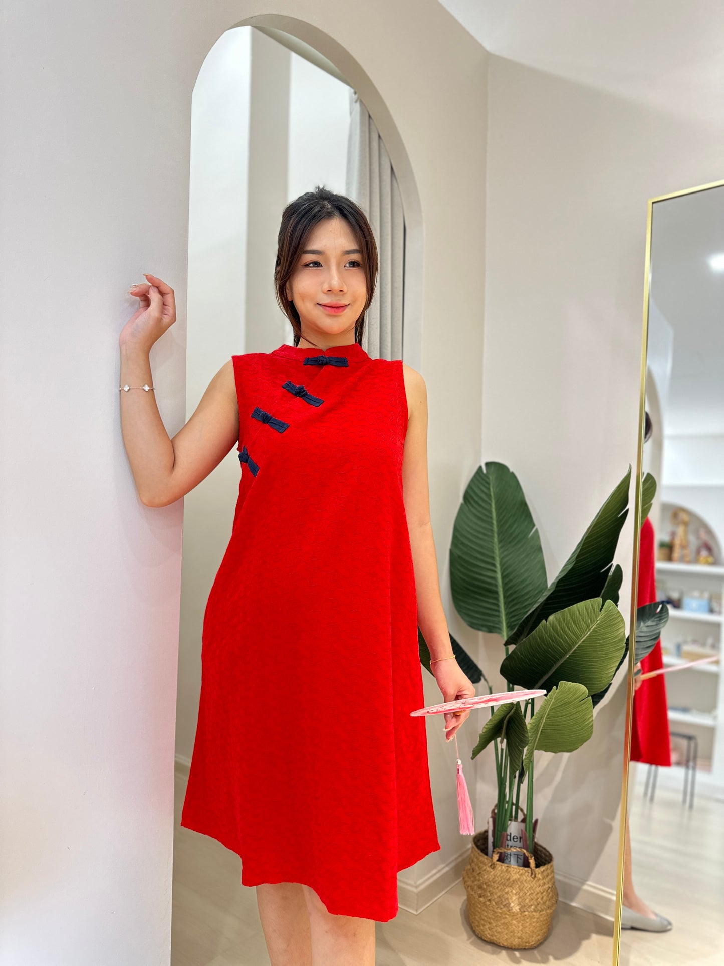 Feliny Red Cheongsam