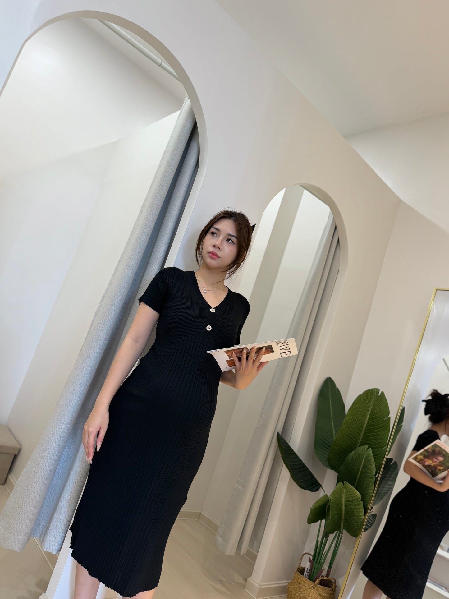 Donna Fitted Knits Dress