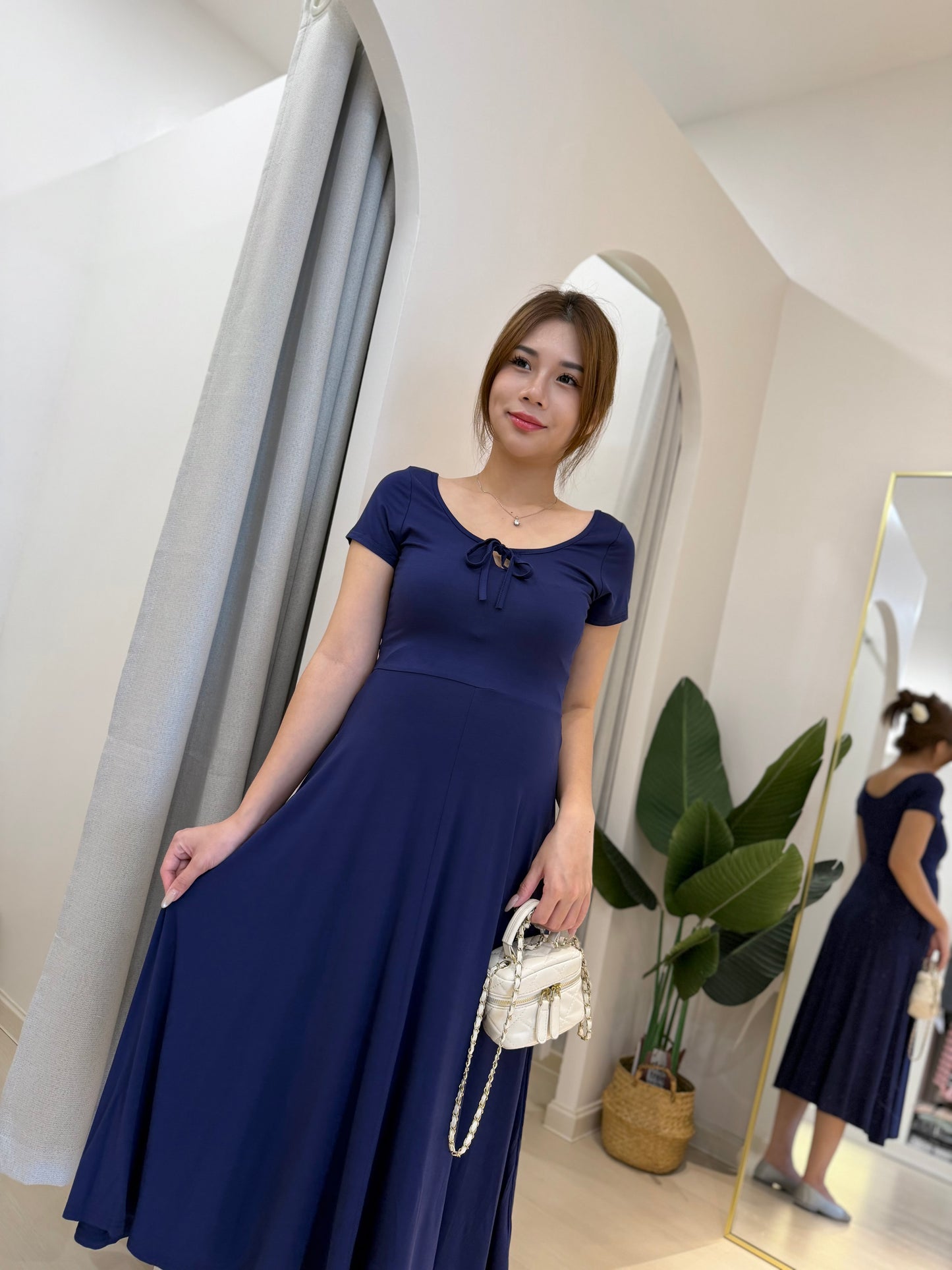 Sophia Fit & Flare Modal Dress