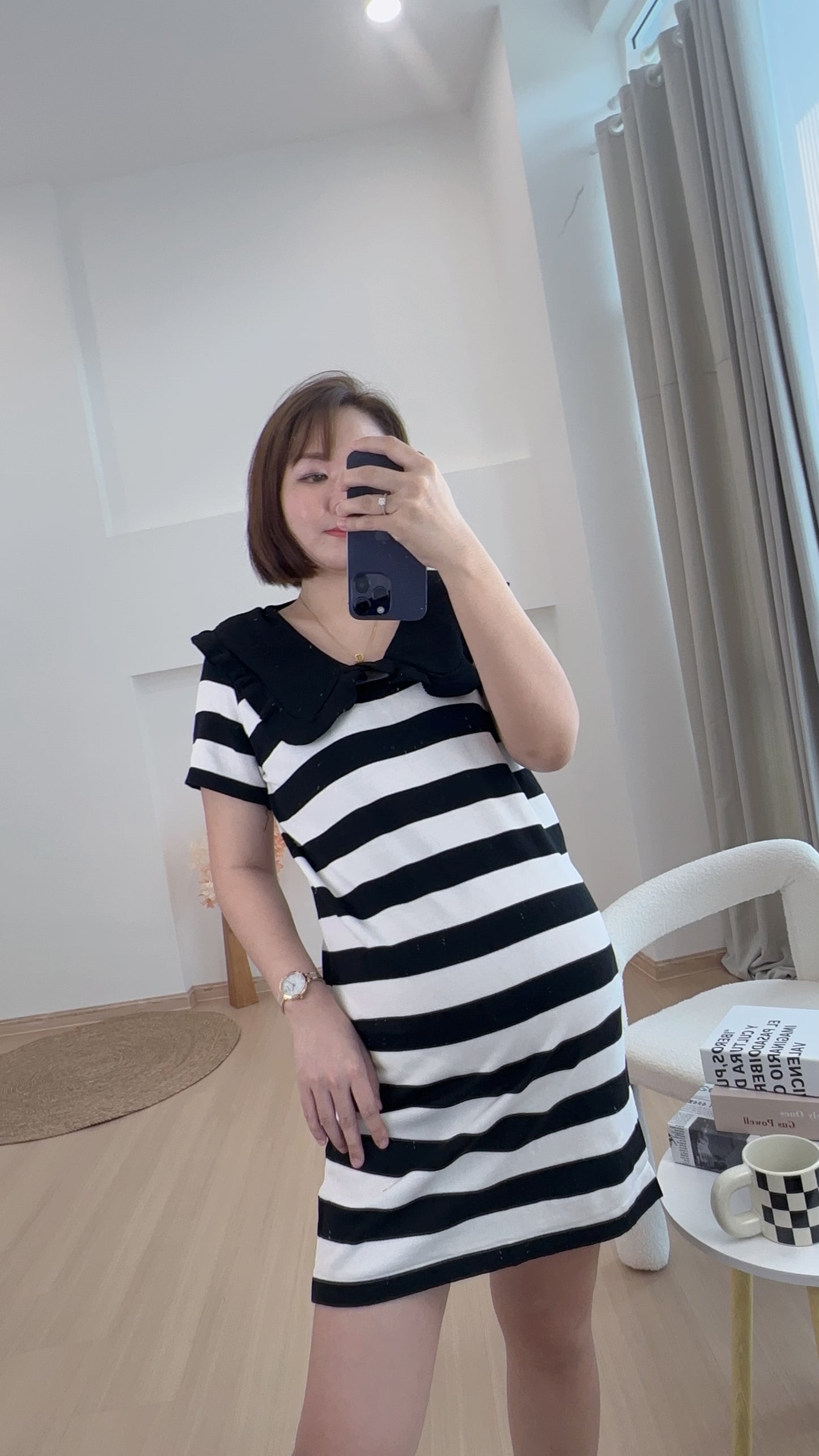 Carla Stripes Knits Dress