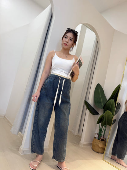 Zoee Wide-Leg Denim Pants