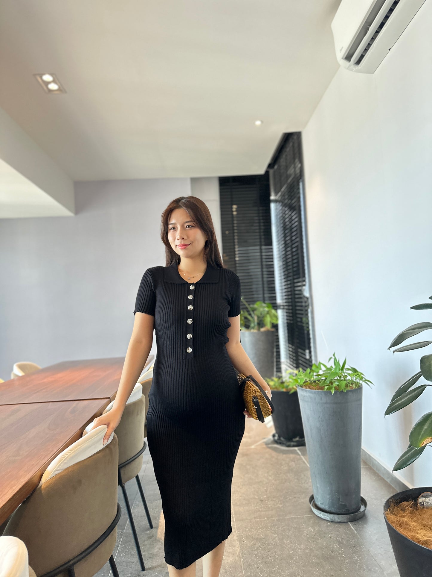 Yuna Knits Fitted Dress